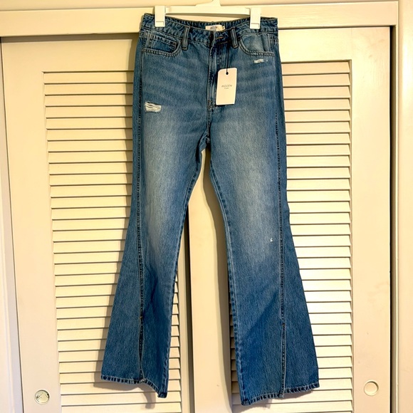Hidden Los Angeles Wide Leg Flare Jeans - Picture 6 of 7